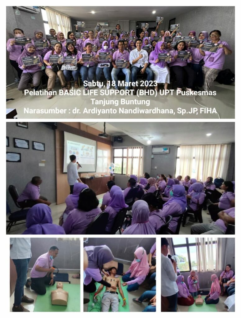 Pelatihan Basic Life Support Upt Puskesmas Tanjungbuntung Puskesmas Tanjung Buntung 4299